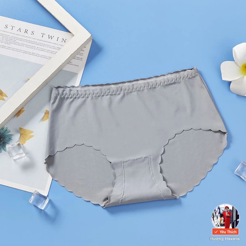 Set 5 Quần lót nữ thun lạnh không đường may viền sóng - quần chip nữ dễ thương giá rẻ FLQ70 | BigBuy360 - bigbuy360.vn