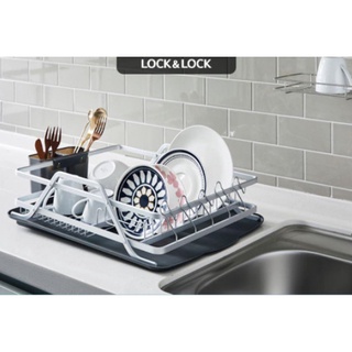 Giá úp bát đĩa úp cốc 1 tầng bằng thép không gỉ lock&lock - LDR205