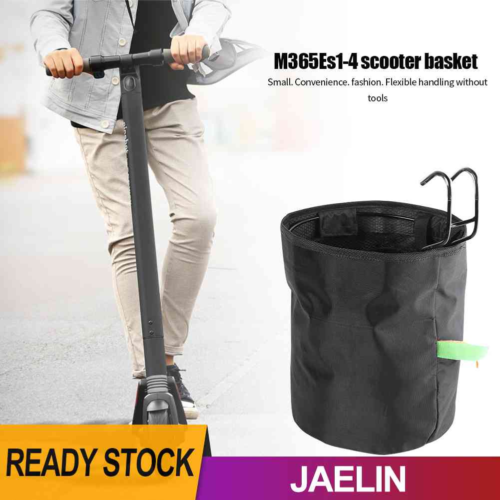 ♚Hàng Có Sẵn♚Giỏ Đựng Đồ Màu Trơn Gắn Tay Lái Xe Đạp Scooter M365 Ninebot ES1-ES4