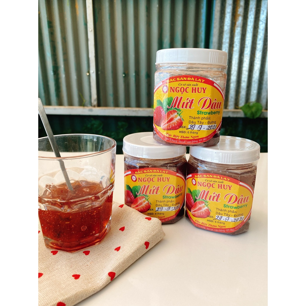 Mứt dâu / HŨ 400gr - Đặc sản Đà Lạt