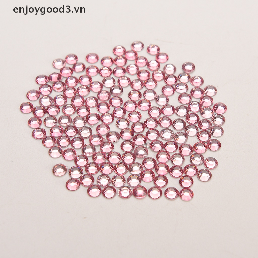 Set 1000 hạt đá pha lê tròn dùng trang trí móng 4mm DIY