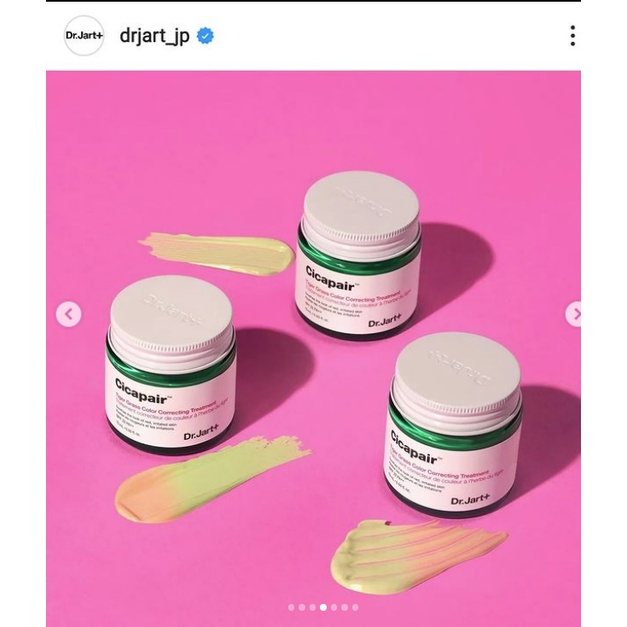 Kem dưỡng Dr.Jart+ Cicapair Tiger Grass Color Correcting Treatment