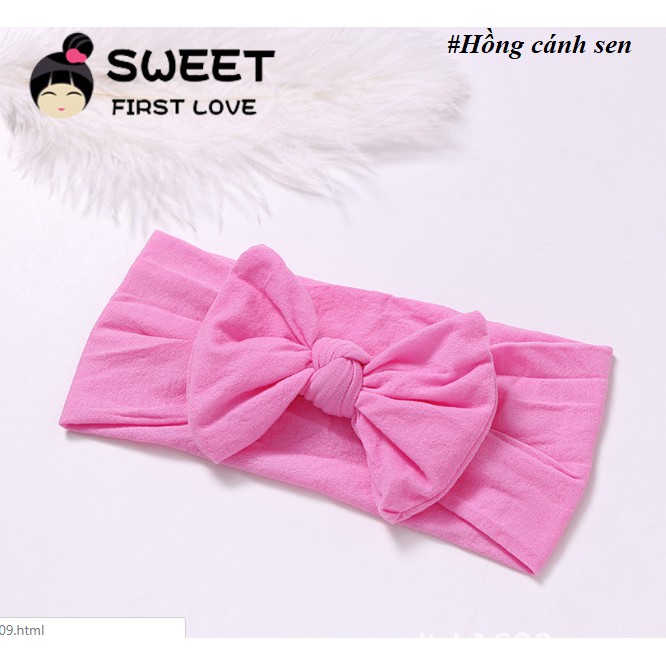 TURBAN BẢN NHỎ COTTON MỊN DÀNH CHO BÉ GÁI 0-5 Tuổi