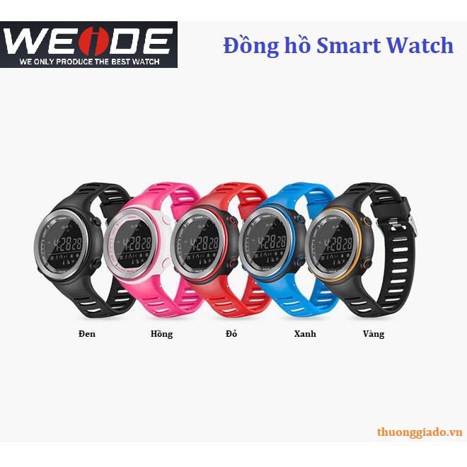 Đồng hồ thông minh Weide WS001 (theo dõi giấc ngủ,đếm bước đi,báo cuộc gọi)