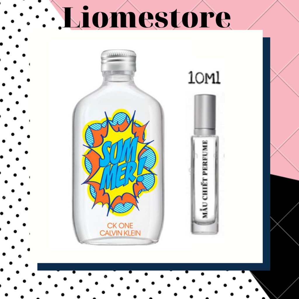 Nước hoa chính hãng CK One Summer Bomz White 2019 EDT Chiết 5ml/10ml/20ml