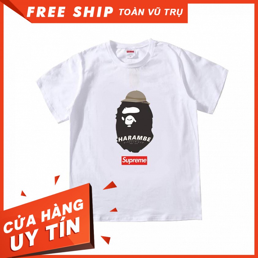 Áo Thun Nam Nữ Supreme Harambe Tee