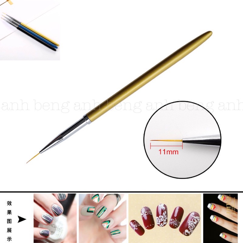 Cọ nét 3 cây , sét cọ nét vẽ móng nail ☄️FREESHIP☄️