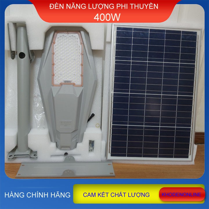 Đèn năng lượng mặt trời 400W, Phi thuyền 400W - Độ bền trên 15 năm sử dụng