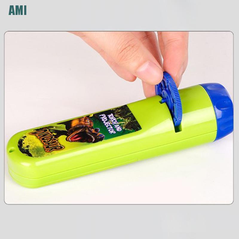 Đèn Pin Chiếu Hoạt Hình Dễ Thương Cho Bé