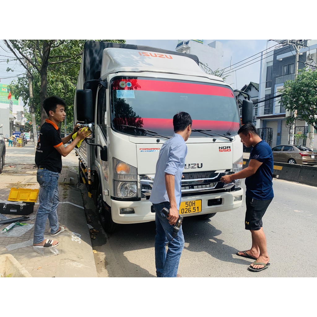 ỐP TRANG TRÍ MẶT GA LĂNG XE TẢI ISUZU 3.5 TỚI 5 TẤN - NHẬP KHẨU CHUẨN XỊN 100%