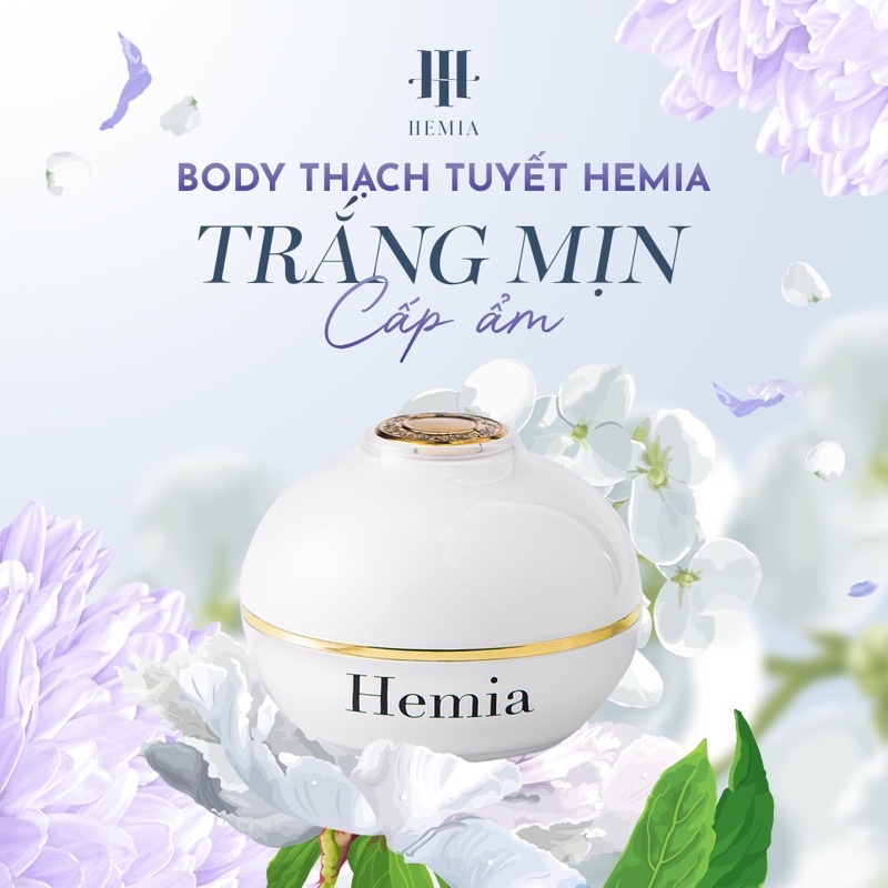 Kem body thạch tuyết HEMIA chính hãng