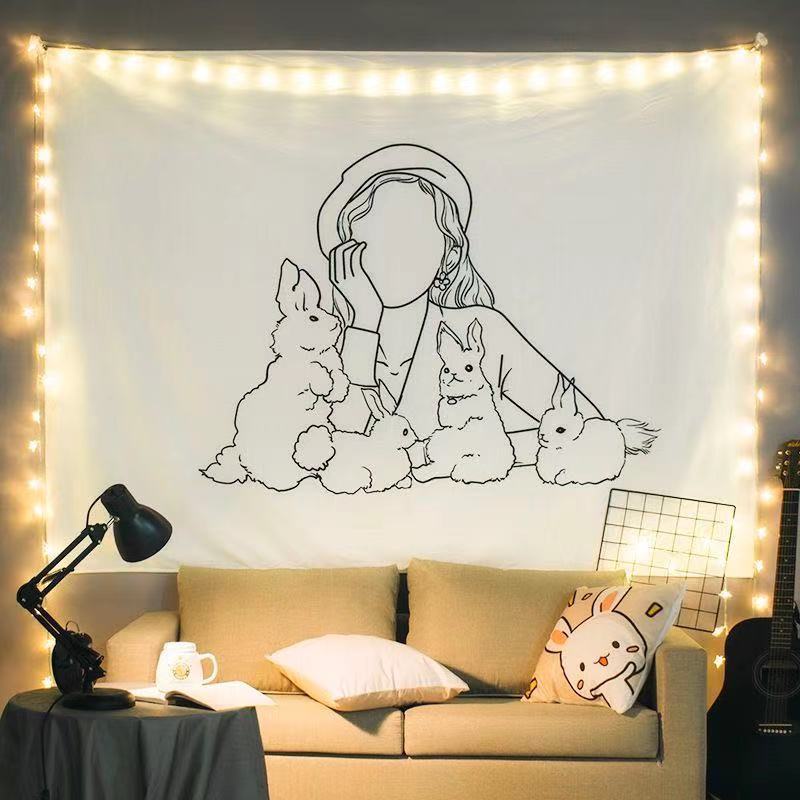 Thảm vải treo tường trang trí nhà cửa độc đáo