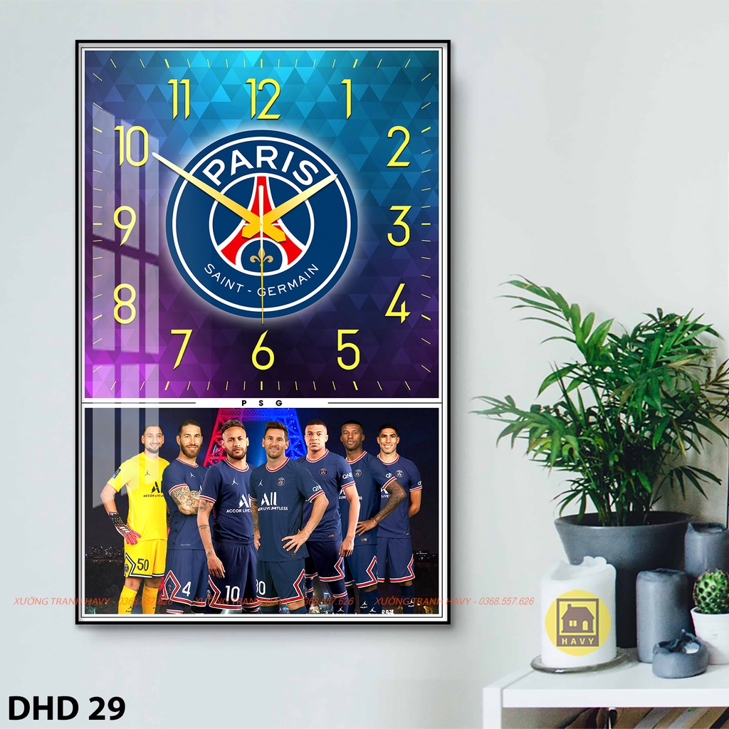 Đồng hồ Paris Saint-Germain PSG - phom chữ nhật