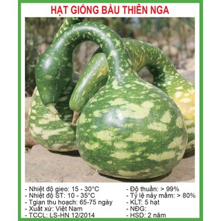 Hạt giống Bầu Thiên Nga 5 Hạt/ Gói