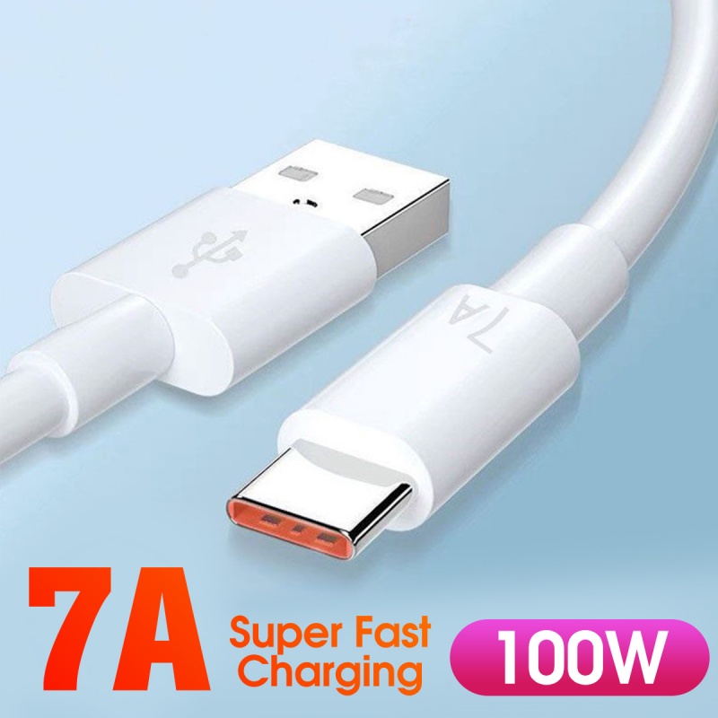 Dây cáp sạc nhanh USB ANKNDO type C 7A 100W cho Huawei P50 Mate 40 Xiaomi Samsung S22 S21