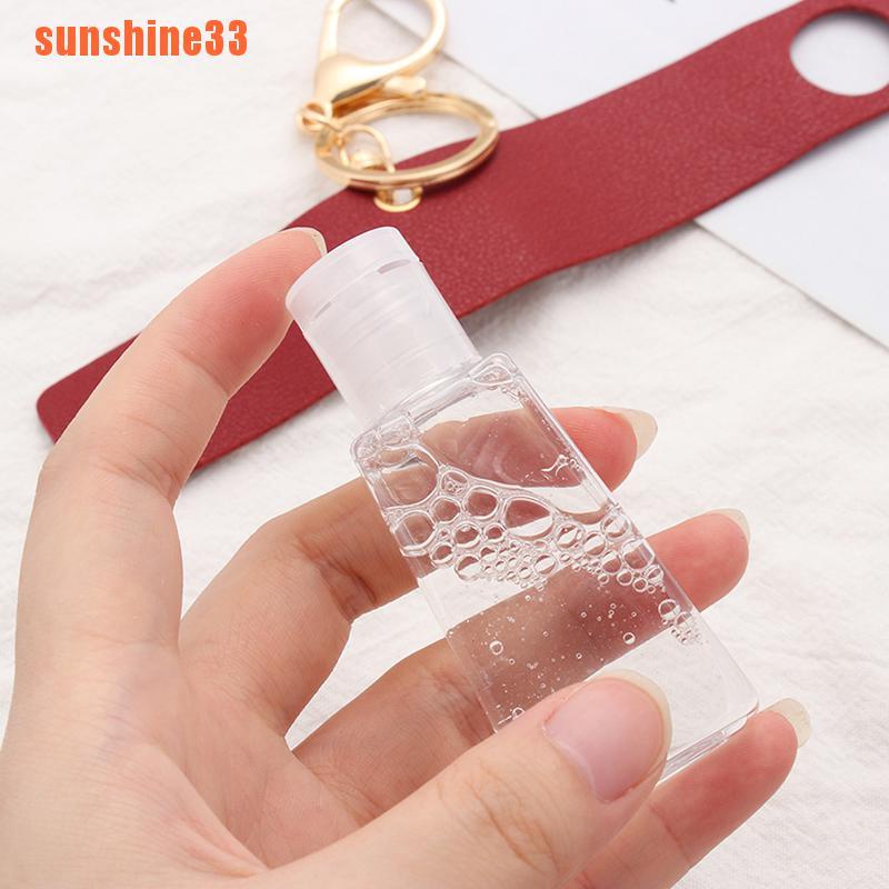 Giá Đỡ Chai Nước Rửa Tay Dung Tích 30ml Có Móc Khóa Tua Rua Tiện Dụng