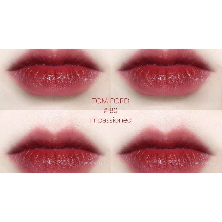 Mới về - son TF màu 80 Impassioned – Đỏ Nâu -son lì mềm mượt môi