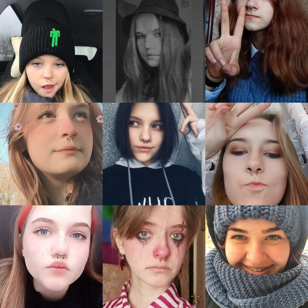 Khuyên Mũi Hình Chữ U Bằng Thép Không Gỉ Có 6 Màu Tùy Chọn