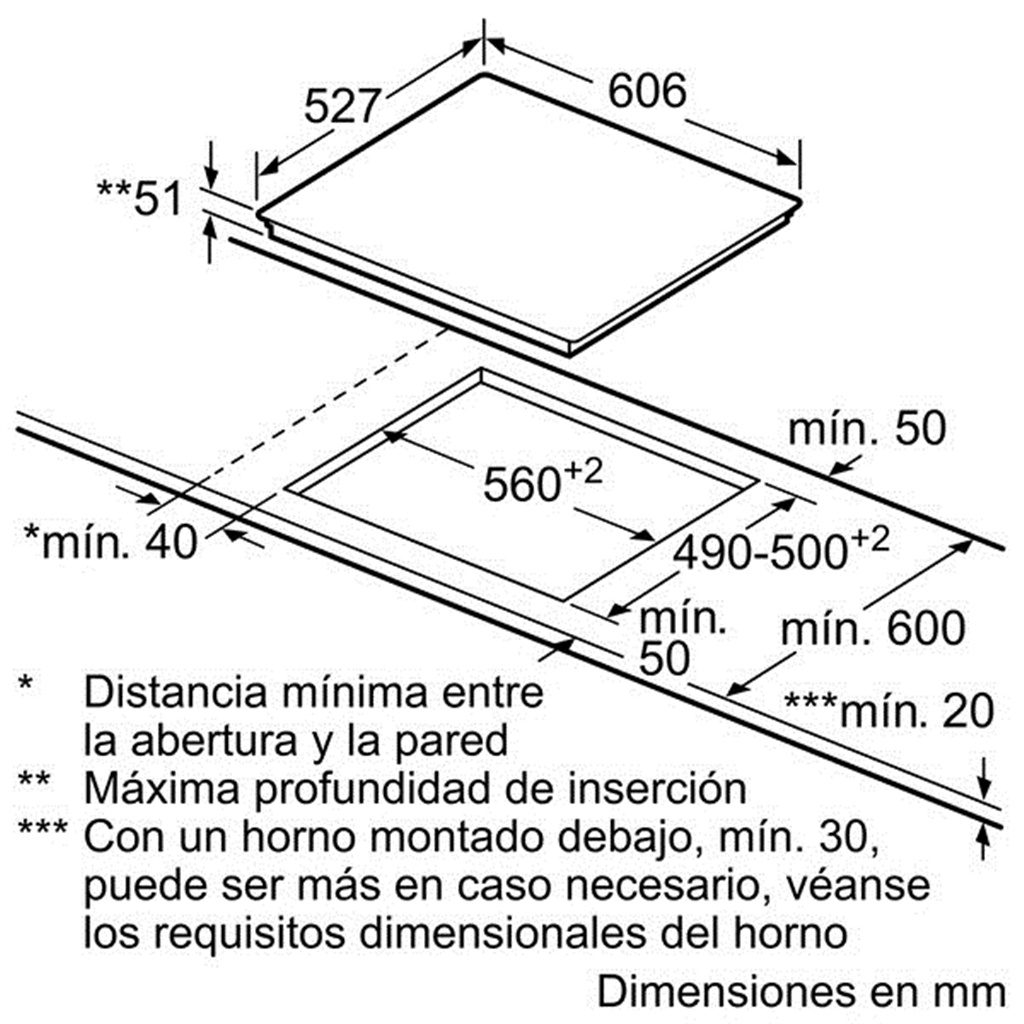 Bếp từ Bosch PIE631FB1E series 6, Bốn vùng nấu riêng biệt
