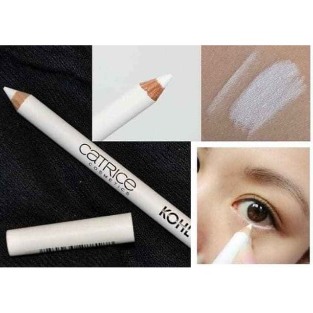 Chì trắng catri vẽ viền dưới khóe cho  đôi mắt thêm quyến rũ