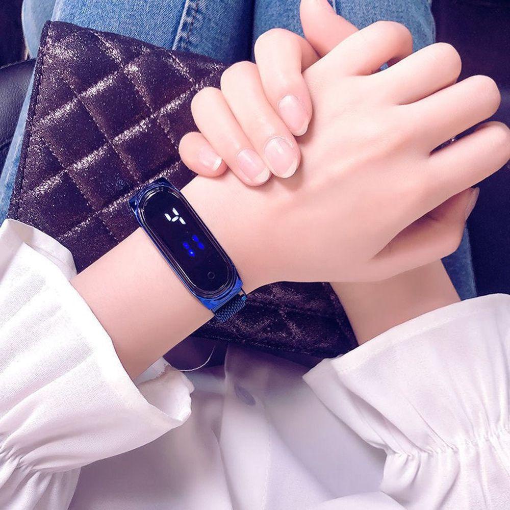 Đồng Hồ Điện Tử Màn Hình LED Cảm Ứng Phong Cách Hàn Quốc