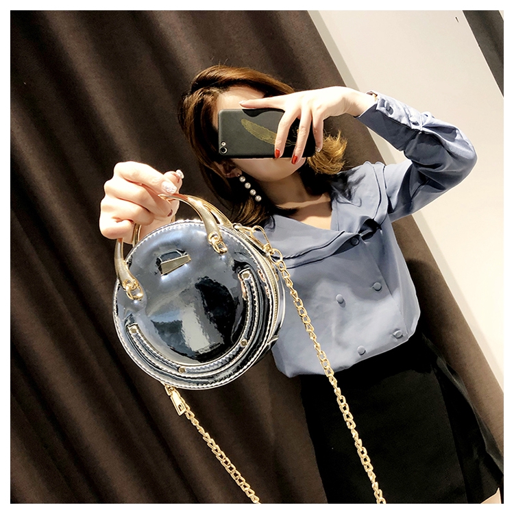 Túi xách nữ tròn da bóng kiểu dáng trẻ trung - T891 | BigBuy360 - bigbuy360.vn