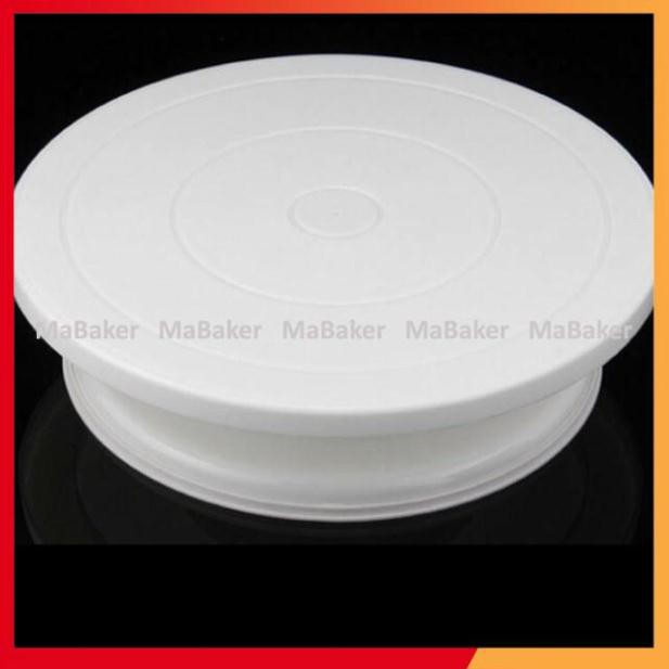 Xả cắt lỗ Bàn xoay nhựa dùng để trang trí bánh kem - MaBaker