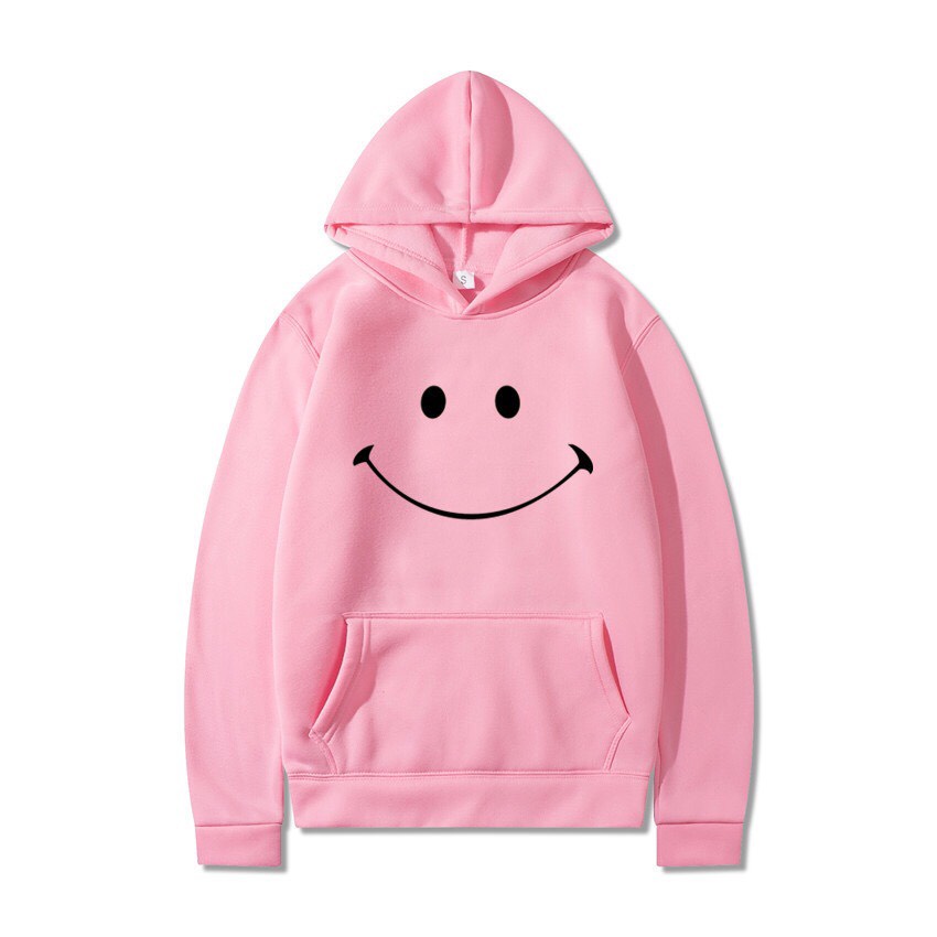 Áo Nỉ Hoodie Form Rộng Unisex In Hình Mặt Cười Cute Vải Nỉ Dày Dặn Style Hàn Quốc HOT TREND BB HOODIE