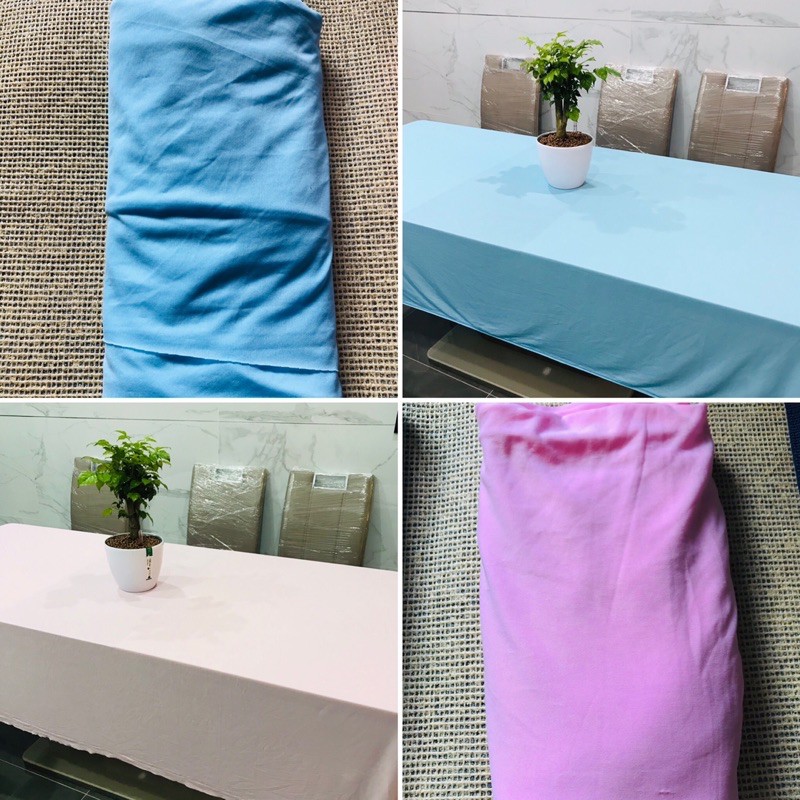 Khăn thun trải bàn 2x1.6m trang trí bàn tiệc lịch sự