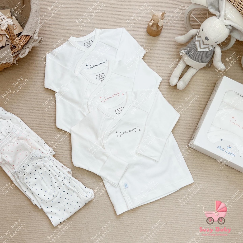 NOUS SET ÁO VÀ QUẦN LIỀN TẤT SƠ SINH, Suzy baby