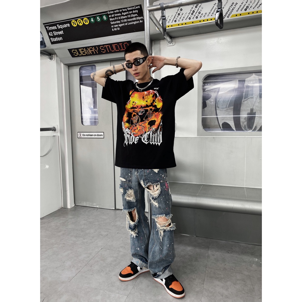 Áo thun FIDE phông trơn nam nữ cổ tròn unisex FIDE NHÀ CHÁY