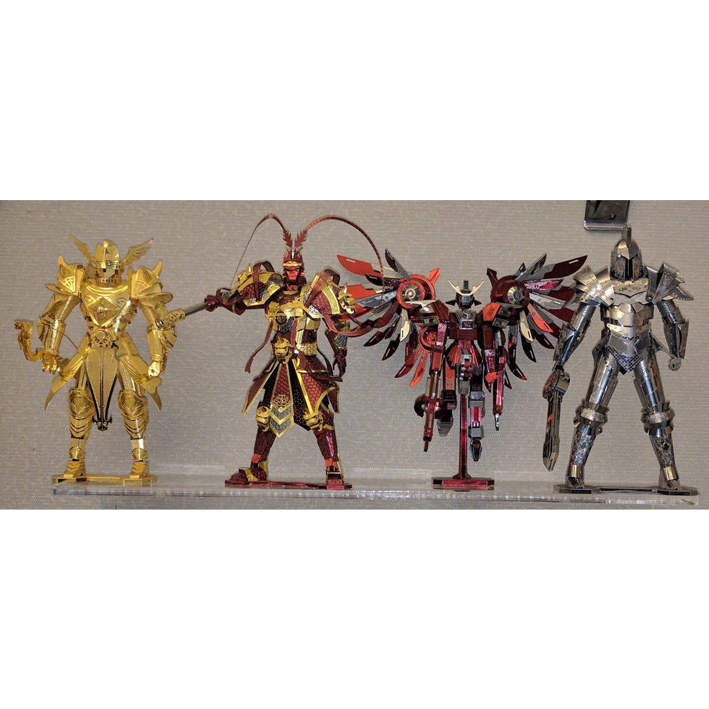 Mô Hình 3D Kim Loại Áo Giáp Kỵ Sĩ Bóng Đêm