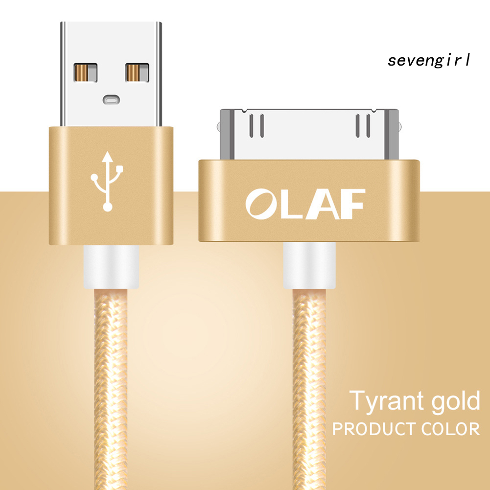 Cáp Sạc Sev-Olaf Usb Dây Dài 100cm Cho Iphone 4 / 4s Ipad 1 2 3