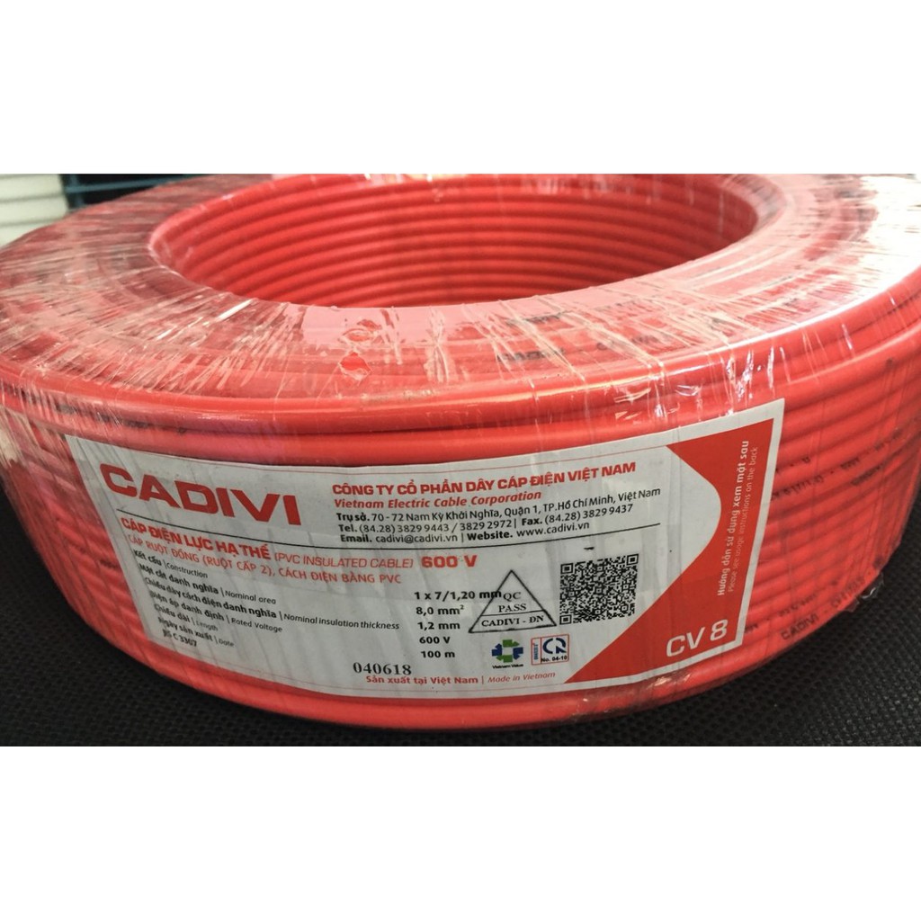 Dây Cáp Điện Cadivi CV 70mm2 0.6/1kV - Bán lẻ ít nhất 10m