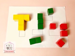 Set 10/20 khối rubik màu 2.5cm