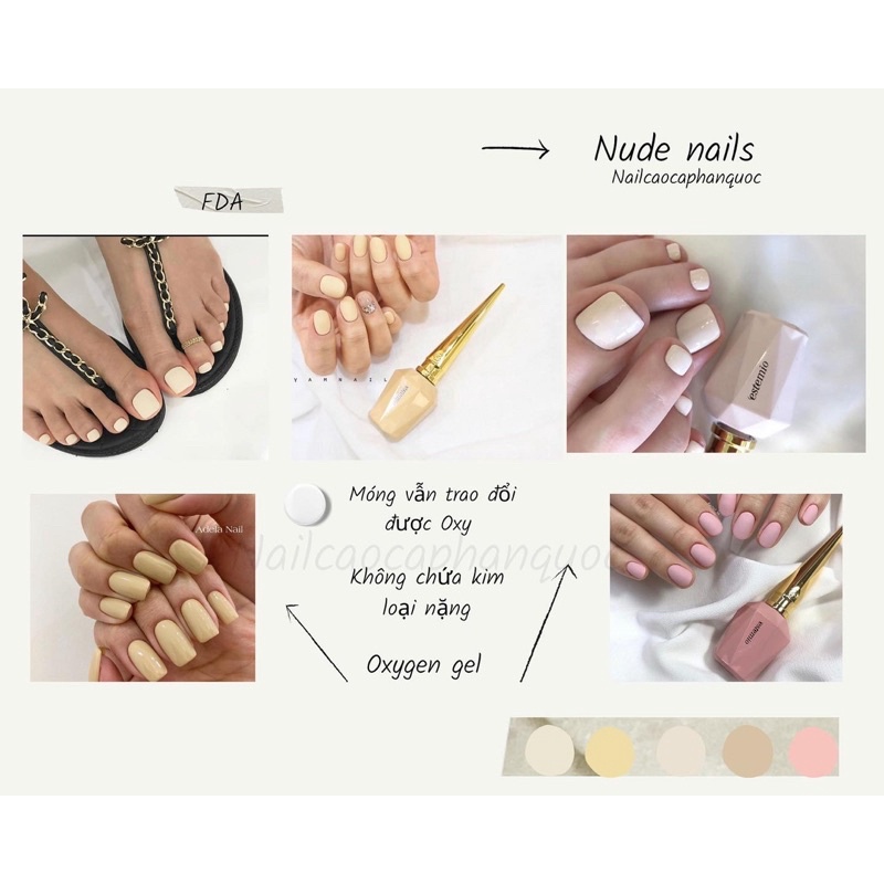 [Byshop93] Sơn gel cao cấp Estemio Hàn Quốc tone màu nude ( giá lẻ 1 chai)