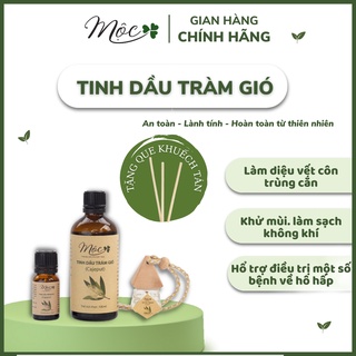 Tinh dầu Tràm Gió thiên nhiên nguyên chất MỘC 10ml - 100ml