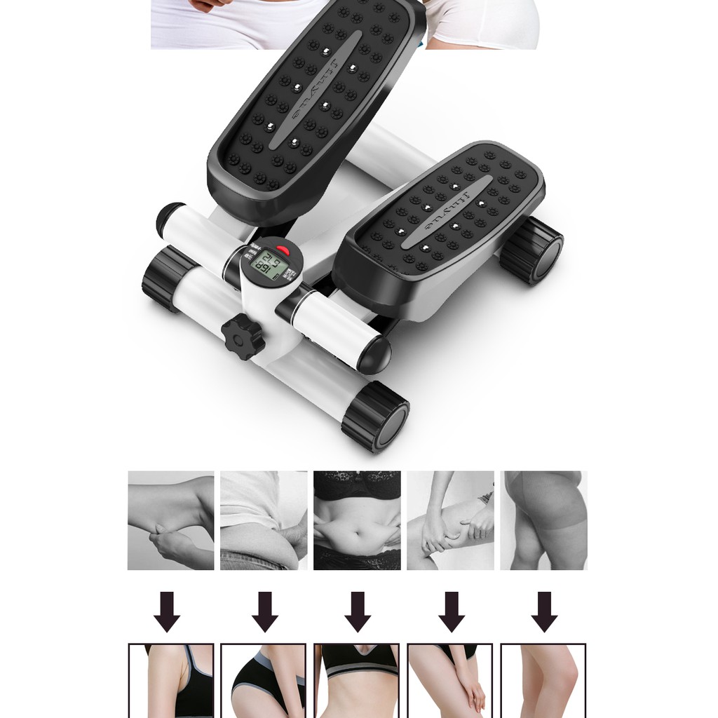 Máy đi bộ Body Fitness tại nhà - Máy  chạy bộ tại nhà - Máy đi bộ trên không - Tặng kèm dây tập tay