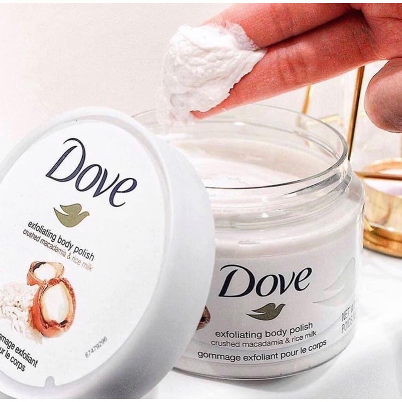 Kem Tẩy da chết DOVE 225ML | BigBuy360 - bigbuy360.vn