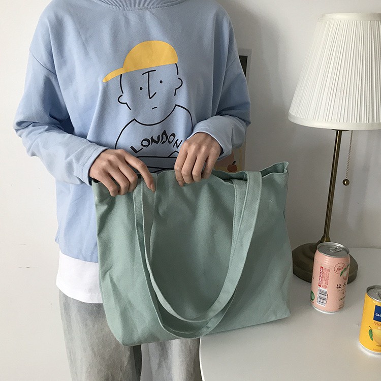 Túi tote đeo vai trơn thời trang cho nữ