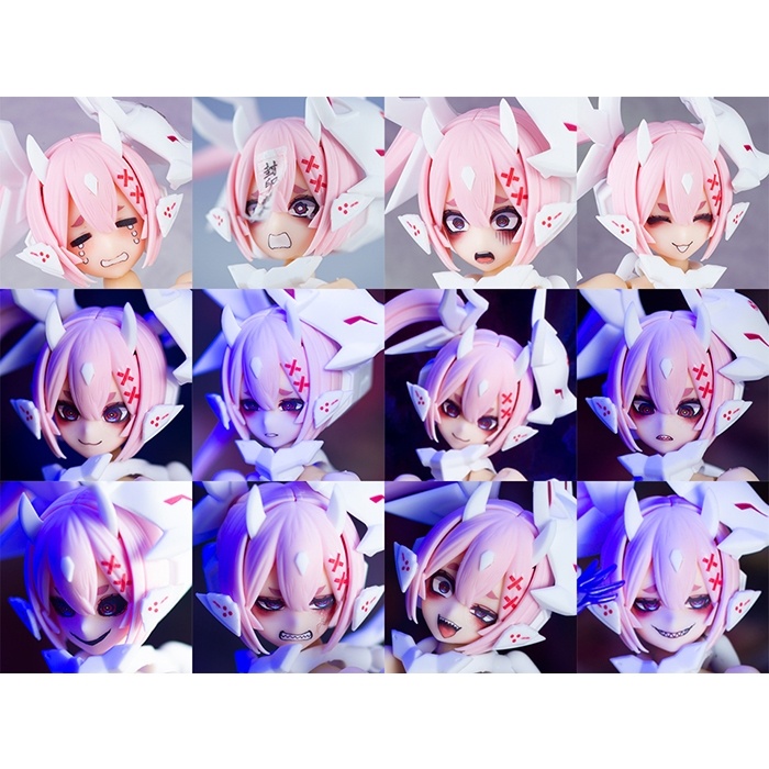 Đề Can Dán Khung Ảnh Trượt Nước Bằng Nhựa Thay Đổi Khuôn Mặt Quỷ Cáo Blackened Chula Nine-Tailed