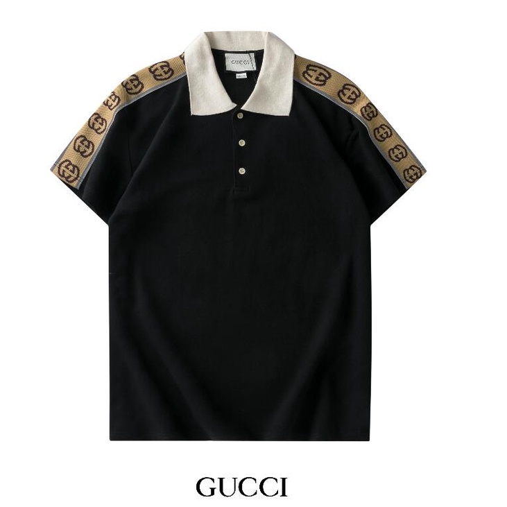Gucci Áo Thun Polo Tay Ngắn Chất Liệu Cotton Cao Cấp Thời Trang Dành Cho Cả Nam Và Nữ | BigBuy360 - bigbuy360.vn