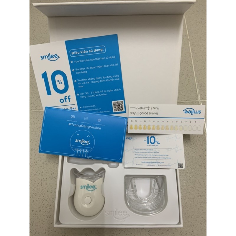 Bộ kit làm trắng răng tại nhà Smilee Kit