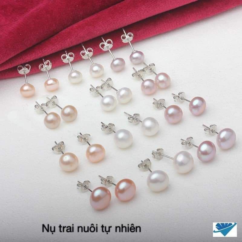 BÔNG TAI NỤ TRAI NƯỚC NGỌT BẠC