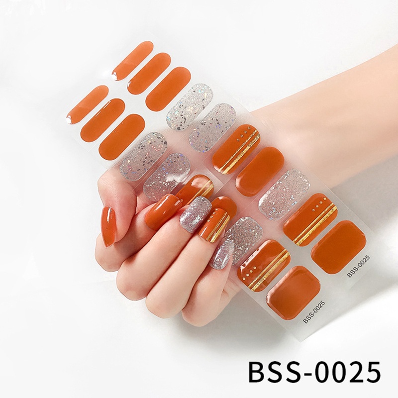 Bộ 20 Miếng Dán Gel Bảo Vệ Toàn Diện Chống Thấm Nước Dùng Trang Trí Móng Tay