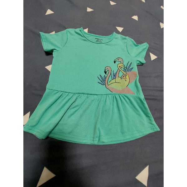 Bộ đồ cotton thoáng mát size 6 16-18kg bé gái new 100%