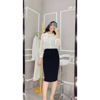 Áo sơ mi kiểu bèo công sở