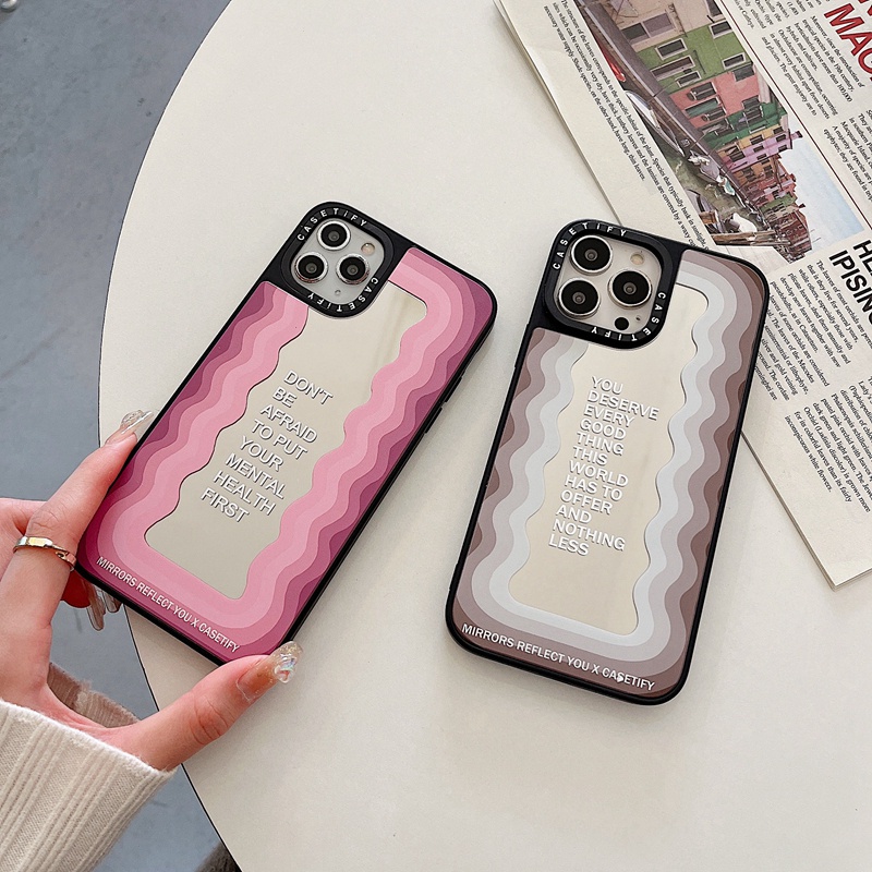 Ốp Điện Thoại pc Cứng Tráng Gương Phản Quang Cho iphone 15 14 plus 11 12 13 pro max