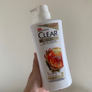 Dầu gội sạch gàu Thảo dược quý Clear 630g (mẫu mới) Strong me