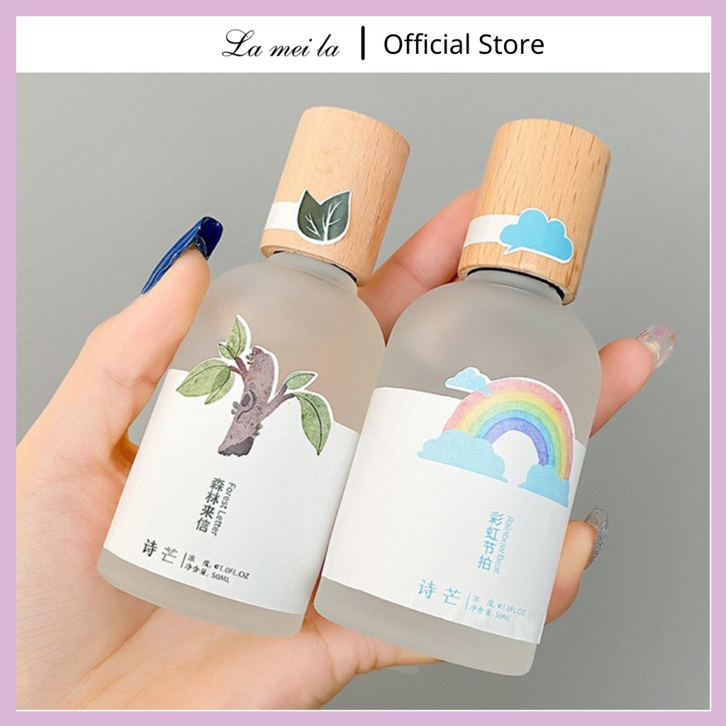 Nước Hoa Body Mist Shimang Nắp Gỗ Thân Thủy Tinh Trọng Xịt Thơm Body Mist SNHG1 | Thế Giới Skin Care